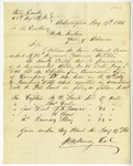 Letter, Colonel William M. Bruce to Governor Henry M. Rector