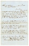 Letter, Colonel Adam D. Grayson to Governor Henry M. Rector