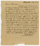 Letter, B.F. Askew to Governor Harris Flanagin