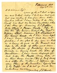 Letter, S.J. Howel to David C. Williams
