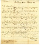 Letter, William Quensenbury to David C. Williams