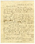 Letter, H.F. Thomason to David C. Williams