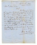 Letter, Joseph M. Craig to Governor Henry M. Rector
