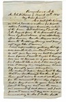 Letter, John Buchanan to David C. Williams
