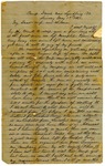 Letter, William A. Crawford to Sarah H. Crawford