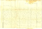 Letter, W.C. Adams to Governor Harris Flanagin