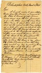 Letter, Reubin Reed to Governor Harris Flanagin