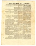 True Democrat - Extra, August 16, 1861