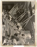 Presentation of the fifty state flags, All State Day Hot Springs, Arkansas, July 4, 1973
