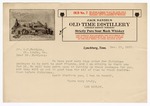 Letter to S.W. Fordyce from Lem Motlow regarding Christmas packages of Jack Daniels's whiskey, 1913 December 12