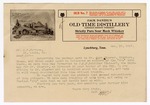 Letter to S.W. Fordyce from Jack Daniel concerning a Christmas package that could not be delivered due to "dry" laws, 1914 January 10