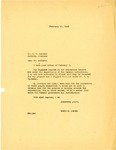 Letter, Governor Homer Adkins to E.W. Moffatt