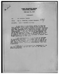 Memorandum, Ray D. Johnston to all War Relocation Authority division chiefs