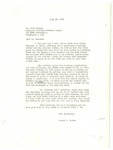 Letter, Dr. Joseph Hunter to Mike Masaoka