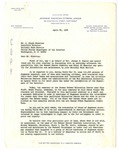Letter, Mike Masaoka to A. Clark Stratton