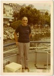 Image of unidentified man on boat