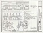 Infill facade, facade rehabilitation, Urban Park, Harris Baking Co. properties, 200-224 S. 1st & W. Elm, Rogers, Arkansas