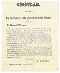Campaign circular, J.M. Pittman