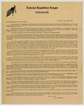 Letter, Sid B. Redding to Republicans of Arkansas