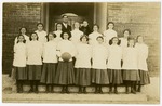 Moro girl's basketball team