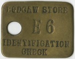 Employees' identification tag from Bodcaw Lumber Company