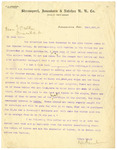 Letter from Gifford Pinchot to Thomas C. McRae regarding participation in the American forest movement.