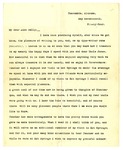 Letter, Hellen Keller to her Aunt Sallie Phillips Keller