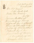 Letter, Mrs. Ohmer C. Burnside to Mrs. S.S. Wassell by Mrs. Ohmer C. Burnside