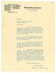 Letter, Hattie Caraway to John Park Cravens by Hattie Caraway