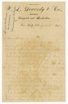 Letter, Mary Dewoody to W.L. Dewoody