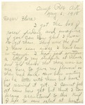 Letter from Benjamin Franklin Clark to Flora Hamilton, 1918 May 6
