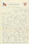 Letter from Benjamin Franklin Clark to Flora Hamilton, 1918 May 12