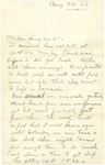 Letter, Sam Ethridge to "Honey Bunch" (Nathalia Kauffman), 1917 October 10