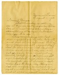 Letter, Harrell Burke to his mother, 1918 August 11