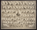 1935 Senate composite photo of the Fiftieth General Assembly of the State of Arkansas by Shrader