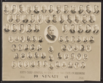 1941 Senate composite photo of the Fifty-Third General Assembly of the State of Arkansas by Shrader