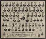 1945 Senate composite photo of the Fifty-Fifth General Assembly of the State of Arkansas