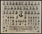 1947 Senate composite photo of the Fifty-Sixth General Assembly of the State of Arkansas by Shrader