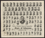 1951 Senate composite photo of the Fifty-Eighth General Assembly of the State of Arkansas by Shrader
