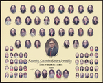 1989 Senate composite photo of the Seventy-Seventh General Assembly of the State of Arkansas by Charles E. Butcher