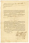 1821 June 28: Governor James Miller to John McKnight, Thomas McKnight, and Andrew Scott, License to trade with Osage Indians