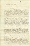 1838 November 20: Governor J.S. Conway to the General Assembly, Messages on how to use land donated by United States Government for educational purposes