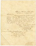 1838 September 13: J.C. Reid, St. Louis, to Governor Conway, Transmitting letter from the Governor of Missouri