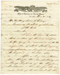 1839 December 14: Aaron M. Palmer, New York, to Governor James S. Conway, Circular concerning sale of Arkansas State Bonds in European markets