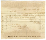 1850 April: William R. Miller, Batesville, Arkansas, to C.C. Danley, Auditor, Inquiry about a land donation