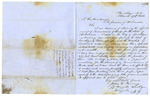 1856 March 29: Julius M. Pomeroy, Brooklyn, New York, to Governor of Arkansas, Requesting appointment as Commissioner of Deeds for Arkansas in New York