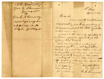 1857 April 15: George G. Shumard, St. Louis, to Governor Elias N. Conway, Request for appointment as State Geologist