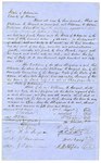 1861 July 1: William T. Sargent, et al., Champagnolle, Arkansas, to the State of Arkansas, Bond for Sargent as receiver of moneys for lands subject to sale at Champagnolle
