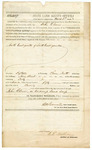 1867 February 8: W.R. Miller, Auditor of Arkansas, Little Rock, Land patent for swampland owned by John Glover (includes certificate of land sold to Glover in 1854)