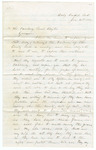 1869 January 30: William C. Hazledine, Rocky Comfort, Arkansas, to Governor Powell Clayton, Report of threats against freedmen in Little River County